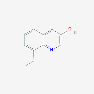 molecular formula C11H11NO B8244589 8-Ethylquinolin-3-ol 