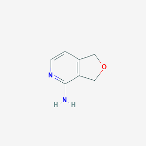 molecular formula C7H8N2O B8244671 1,3-Dihydrofuro[3,4-c]pyridin-4-amine 