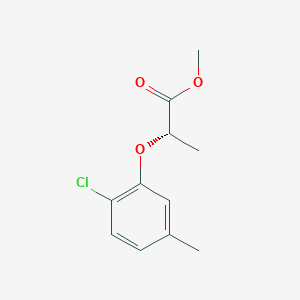 molecular formula C11H13ClO3 B8244701 (S)-Methyl 2-(2-chloro-5-methylphenoxy)propanoate 