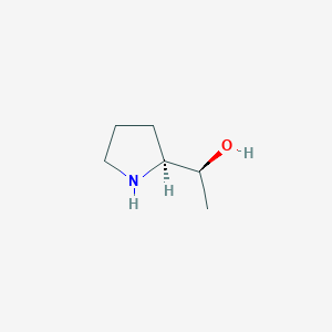 molecular formula C6H13NO B8244716 (1S)-1-[(2S)-pyrrolidin-2-yl]ethanol 