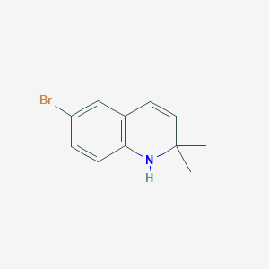 molecular formula C11H12BrN B8244793 6-Bromo-2,2-dimethyl-1,2-dihydroquinoline 