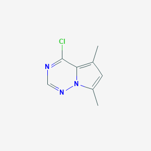 4-Chloro-5,7-dimethylpyrrolo[2,1-f][1,2,4]triazine