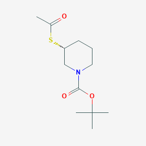(R)-tert-butyl 3-(acetylthio)piperidine-1-carboxylate