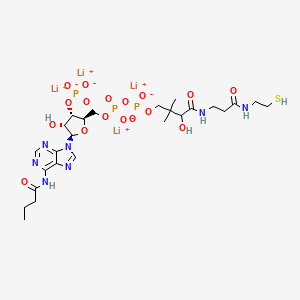 molecular formula C25H38Li4N7O17P3S B8244965 Butyryl coenzyme A dilithium salt 