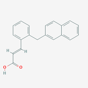 3-(2-(Naphthalen-2-ylmethyl)phenyl)acrylic acid