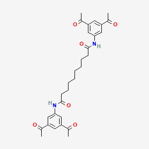 molecular formula C30H36N2O6 B8245034 N,N'-bis(3,5-diacetylphenyl)decanediamide CAS No. 169765-28-0