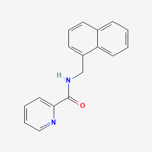 molecular formula C17H14N2O B8245108 N-(萘-1-基甲基)吡啶甲酰胺 