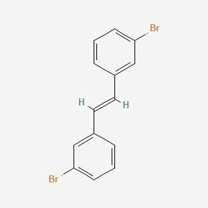 molecular formula C14H10Br2 B8245120 (e)-1,2-Bis(3-bromophenyl)ethene 