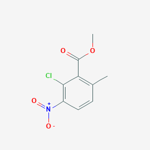 molecular formula C9H8ClNO4 B8245121 Methyl 2-chloro-6-methyl-3-nitrobenzoate 
