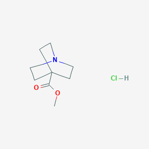 molecular formula C9H16ClNO2 B8245164 Methyl quinuclidine-4-carboxylate hydrochloride 