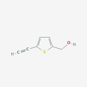 molecular formula C7H6OS B8245200 (5-Ethynylthiophen-2-yl)methanol 