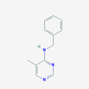 molecular formula C12H13N3 B8245259 N-Benzyl-5-methylpyrimidin-4-amine 