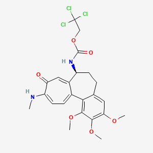 2,2,2-trichloroethyl N-[(7S)-1,2,3-trimethoxy-10-(methylamino)-9-oxo-6,7-dihydro-5H-benzo[a]heptalen-7-yl]carbamate