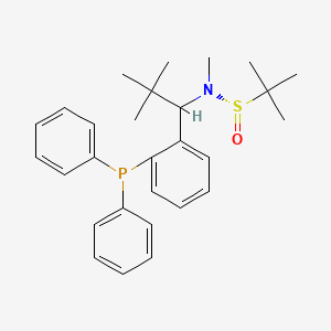(S)-N-[1-(2-diphenylphosphanylphenyl)-2,2-dimethylpropyl]-N,2-dimethylpropane-2-sulfinamide
