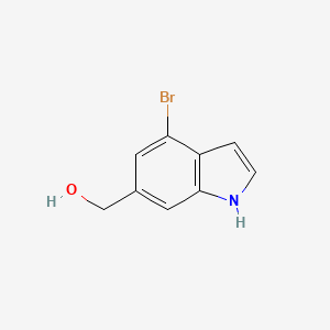 molecular formula C9H8BrNO B8245549 (4-Bromo-1H-indol-6-YL)methanol 