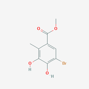 molecular formula C9H9BrO4 B8245571 Methyl 5-bromo-3,4-dihydroxy-2-methylbenzoate 