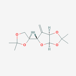 molecular formula C13H20O5 B8245648 (3aR,5S,6aR)-5-[(4S)-2,2-dimethyl-1,3-dioxolan-4-yl]-2,2-dimethyl-6-methylidene-3a,6a-dihydrofuro[2,3-d][1,3]dioxole 