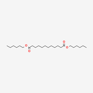molecular formula C24H46O4 B8245689 Dihexyl dodecanedioate CAS No. 41792-55-6