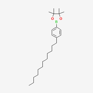 2-(4-Dodecylphenyl)-4,4,5,5-tetramethyl-1,3,2-dioxaborolane
