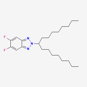 molecular formula C23H37F2N3 B8245721 5,6-Difluoro-2-(heptadecan-9-YL)-2H-benzo[D][1,2,3]triazole 