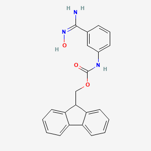 molecular formula C22H19N3O3 B8245888 3-(Fmoc-amino)benzamidoxime 