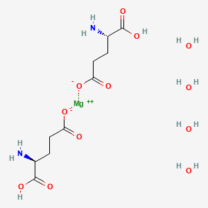 magnesium;(4S)-4-amino-5-hydroxy-5-oxopentanoate;tetrahydrate