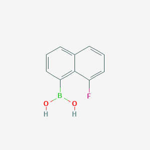 molecular formula C10H8BFO2 B8245952 (8-Fuoronaphthalen-1-yl)boronic acid 