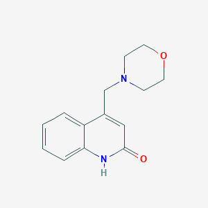 molecular formula C14H16N2O2 B082461 4-吗啉-4-基甲基-1H-喹啉-2-酮 CAS No. 13694-07-0