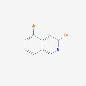 molecular formula C9H5Br2N B8246149 3,5-Dibromoisoquinoline 