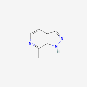 molecular formula C7H7N3 B8246158 7-methyl-1H-pyrazolo[3,4-c]pyridine 