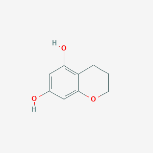 molecular formula C9H10O3 B8246200 Chroman-5,7-diol 