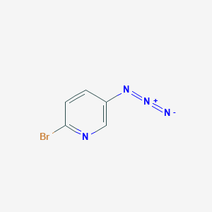 molecular formula C5H3BrN4 B8246293 5-Azido-2-bromopyridine 