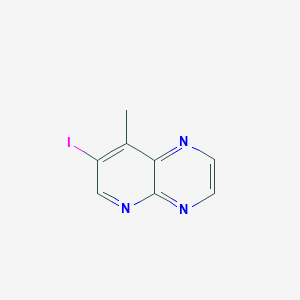 molecular formula C8H6IN3 B8246300 7-Iodo-8-methylpyrido[2,3-b]pyrazine 