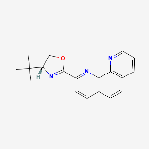 (R)-4-(tert-Butyl)-2-(1,10-phenanthrolin-2-yl)-4,5-dihydrooxazole