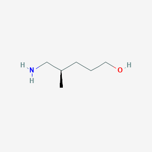 molecular formula C6H15NO B8246405 (R)-5-Amino-4-methylpentan-1-ol 