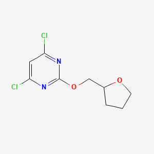 4,6-Dichloro-2-[(oxolan-2-yl)methoxy]pyrimidine