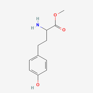 molecular formula C11H15NO3 B8246480 Methyl 2-amino-4-(4-hydroxyphenyl)butanoate 