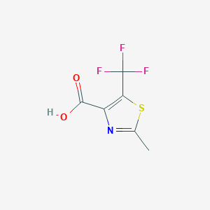 molecular formula C6H4F3NO2S B8246492 2-Methyl-5-(trifluoromethyl)thiazole-4-carboxylic acid 