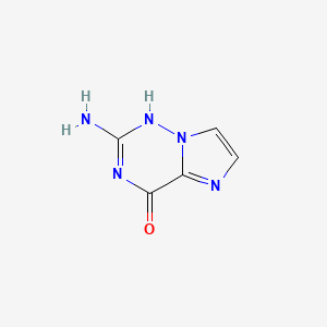 molecular formula C5H5N5O B8246525 CID 124707292 