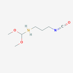 molecular formula C7H15NO3Si B8246527 Dimethoxymethyl(3-isocyanatopropyl)silane 