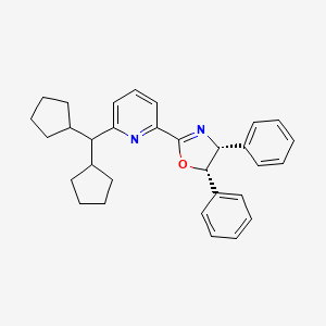 (4R,5S)-2-(6-(Dicyclopentylmethyl)pyridin-2-yl)-4,5-diphenyl-4,5-dihydrooxazole