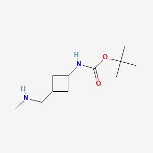 molecular formula C11H22N2O2 B8246719 tert-butyl N-[(1s,3s)-3-[(methylamino)methyl]cyclobutyl]carbamate 