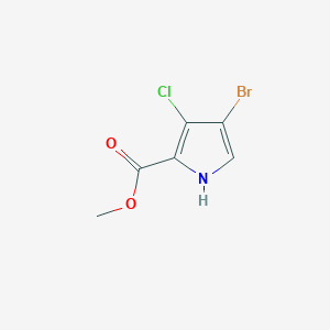 Methyl 4-bromo-3-chloro-1H-pyrrole-2-carboxylate