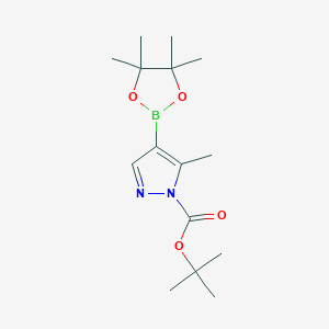 tert-Butyl 5-methyl-4-(4,4,5,5-tetramethyl-1,3,2-dioxaborolan-2-yl)-1H-pyrazole-1-carboxylate