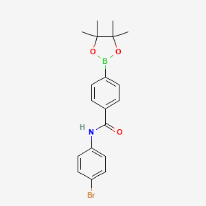 N-(4-Bromophenyl)-4-(4,4,5,5-tetramethyl-1,3,2-dioxaborolan-2-yl)benzamide