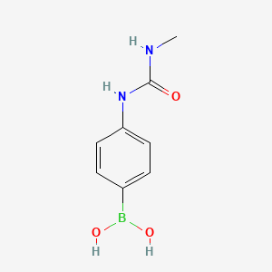 molecular formula C8H11BN2O3 B8246942 [4-(Methylcarbamoylamino)phenyl]boronic acid 