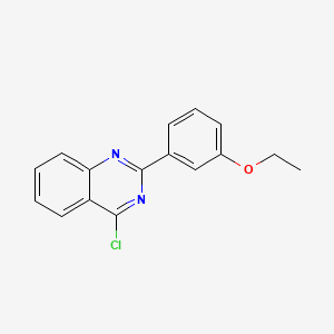molecular formula C16H13ClN2O B8246968 4-Chloro-2-(3-ethoxyphenyl)quinazoline 