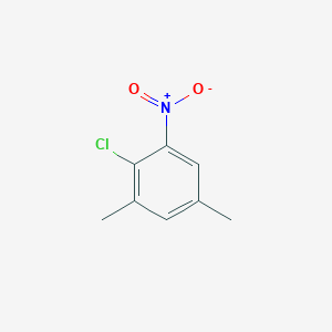 molecular formula C8H8ClNO2 B8247003 1-Chloro-2,4-dimethyl-6-nitrobenzene 