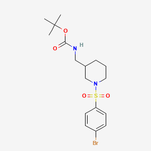 tert-Butyl ((1-((4-bromophenyl)sulfonyl)piperidin-3-yl)methyl)carbamate