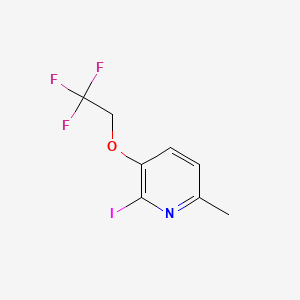 2-Iodo-6-methyl-3-(2,2,2-trifluoroethoxy)pyridine